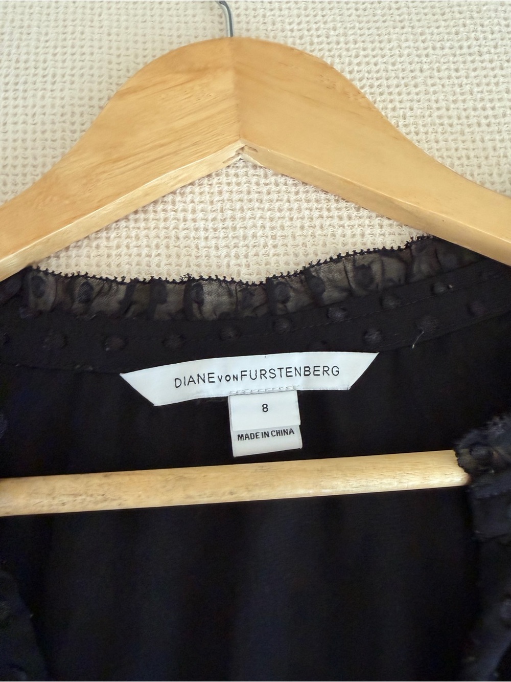 Diane Von Furstenberg Woman’s Quietluxury Polka Dot Blouse - Picture 5 of 6